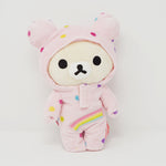 2010 Korilakkuma in Rainbow Onesie Plush - Happy Rainbow Theme Rilakkuma