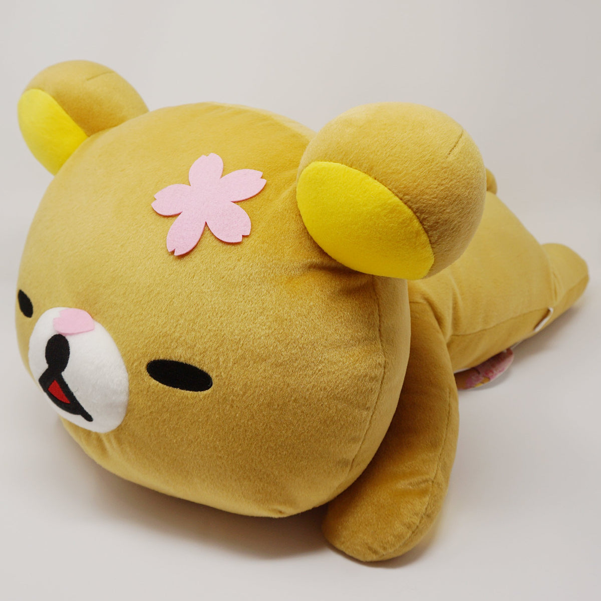 (No Tags) 2017 Lying Rilakkuma with Cherry Blossom Prize Plush - Sakur ...