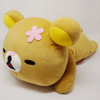 2017 Lying Rilakkuma with Cherry Blossom Prize Plush - Sakura Rilakkuma