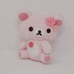 2018 Fuzzy Korilakkuma Sitting Prize Plush - Sakura (Cherry Blossom) Rilakkuma - San-X