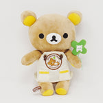 Rilakkuma in Store Apron with Clover Plush - Rilakkuma Store Limited