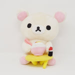 2011 Korilakkuma with Egg Rice Plush - I Love Rilakkuma Series Kiddyland & Rilakkuma Store Limited