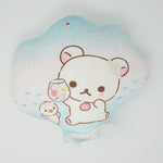 2018 Soft Korilakkuma Mochi Cushion Pillow - Korilakkuma's Vacation Theme - Rilakkuma