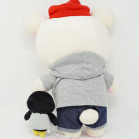 2019 Medium Korilakkuma with Bear Hoodie and Penguin Plush Set - Always with Rilakkuma - San-X