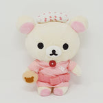 2008 Korilakkuma in Pink Yukata Plush - Rilakkuma Onsen Series