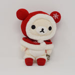 (No Tags) 2009 Fuzzy Pom Pom Santa Cape Korilakkuma Plush - Christmas Rilakkuma Store Limited - San-X