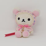 2014 Pink Korilakkuma Poncho Plush - Textile Pattern Rilakkuma Store Limited