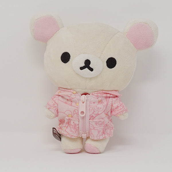 Korilakkuma Pink Zipper Jacket Plush - Rilakkuma