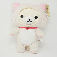 White Cat Korilakkuma Standing 13.5 inch - Neko Rilakkuma Plush