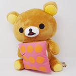 2012 Rilakkuma with Pillow Prize XL Plush - Chocolate & Coffee Rilakkuma