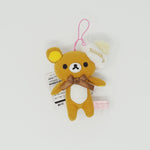 2010 Rilakkuma with Beret and Brown Ribbon Prize Plush Keychain