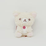 2019 Korilakkuma Fuzzy Plush Keychain - Cafe Color Rilakkuma