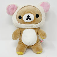 2011 Rilakkuma with Korilakkuma Hood Plush and Kiiroitori - I Love Rilakkuma Series - San-X