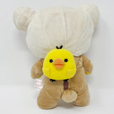 2011 Rilakkuma with Korilakkuma Hood Plush and Kiiroitori - I Love Rilakkuma Series - San-X