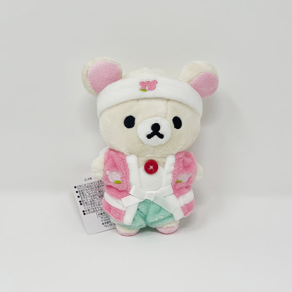 2018 Korilakkuma Momotaro "Peach Boy" Outfit Plush Keychain - Japan Folk Tale Rilakkuma