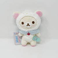 2018 Korilakkuma Penguin Outfit Plush Keychain - Korilakkuma Vacation Theme Rilakkuma - San-X