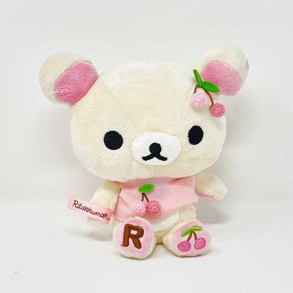 2008 Cherry Korilakkuma Sitting Plush  - Fruits Series Rilakkuma