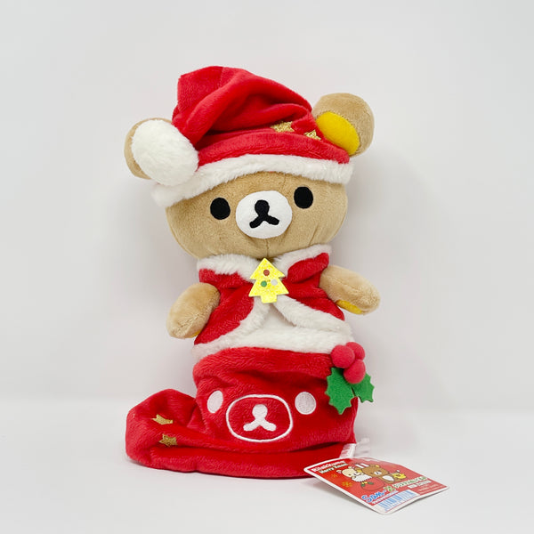 2010 Santa Rilakkuma in Stocking Plush - Christmas Rilakkuma Store Limited - San-X