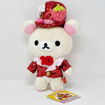 2014 Korilakkuma Red Sequin Outfit Plush - Rilakkuma 10th Anniversary Exhibition Limited - San-X