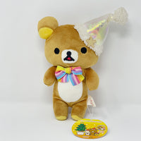 2010 Rilakkuma Rainbow Bow Plush Prize - Happy 7 Rilakkuma 7th Christmas