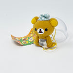 Hungry Rilakkuma with Sleeping Cap Plush Keychain - Rilakkuma Christmas Gashapon Prize