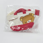 2018 Rilakkuma Red Mini Tote Bag Plush Keychain - Always with Rilakkuma - San-X