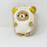 2020 Rilakkuma Hedgehog Plush Keychain - Fruits Theme Rilakkuma (No Tags)