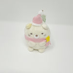 2018 Pink Neko Plush Keychain - Pastel Christmas Sumikkogurashi