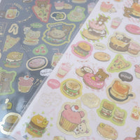 2018 Sticker Sheet - Rilakkuma Deli Theme